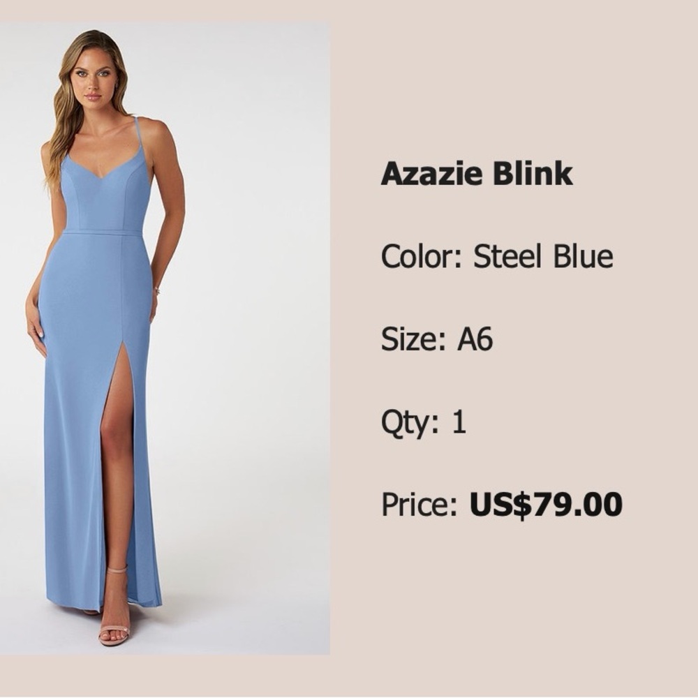 Steel Blue Women Dress